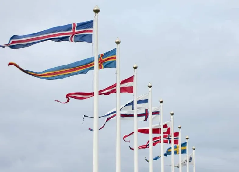 banderas nórdicas