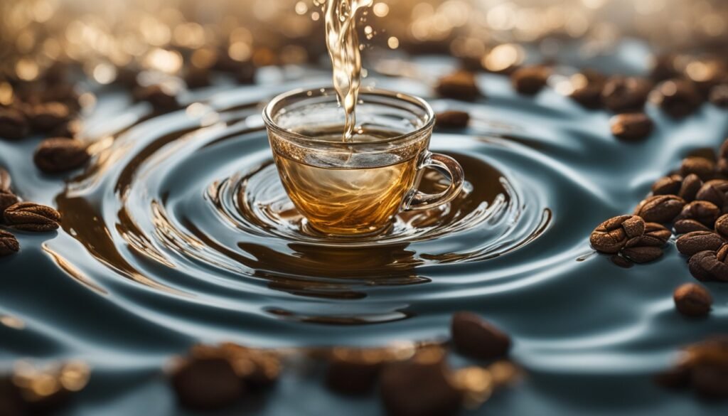 influencia del agua en el sabor del café